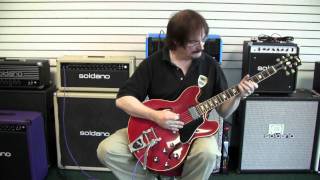 Video thumbnail for 1967 Gibson ES-335 Cherry Factory Bigsby Kenny Rardin by solidbodyguitar