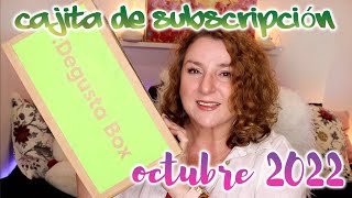 Cajita DEGUSTABOX Octubre 2022 . Vamos a ver jubt@s lo que trae. Probemosla! #degustabox #cajitas