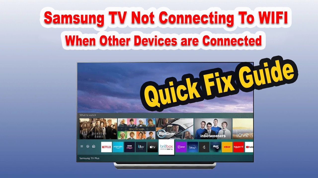 How to Fix WIFI Not Working On Samsung Tv But Working On Other Devices |Quick Fixes: video thumbnail