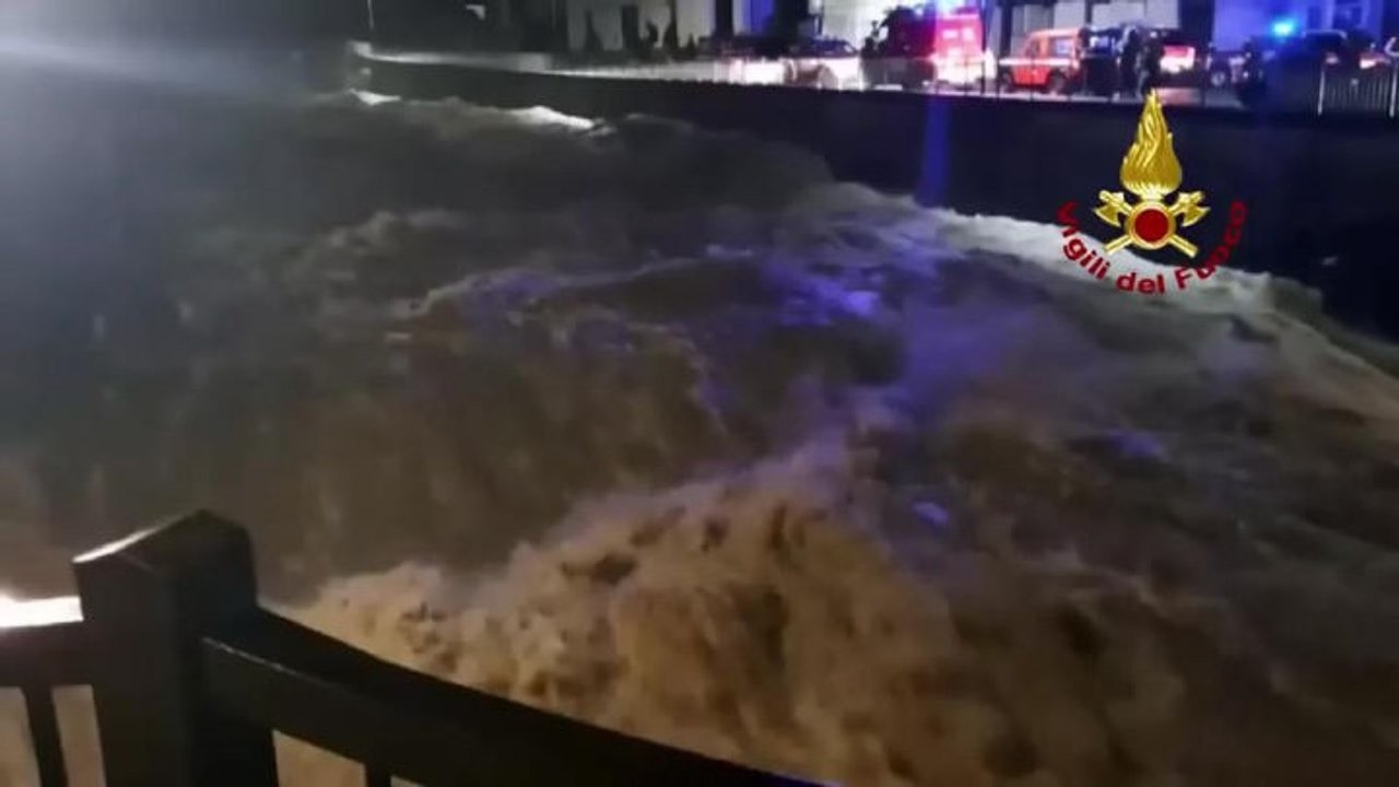 Evacuato campeggio con 250 persone per maltempo a Bergamo
