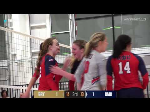 RMU vs Bryant- Volleyball Highlights
