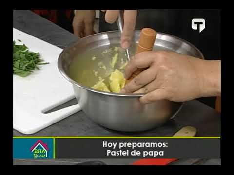 Hoy preparamos pastel de papa