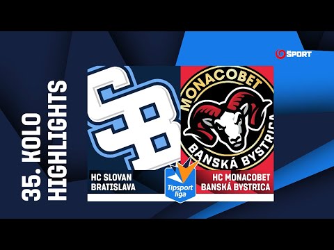 35. kolo: HC Slovan Bratislava - HC MONACObet Banská Bystrica 2:4 (0:1, 1:0, 1:3)