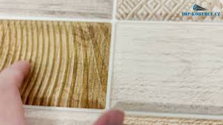 3D obkladový omyvatelný panel PVC Fipari (480 х 960 mm)