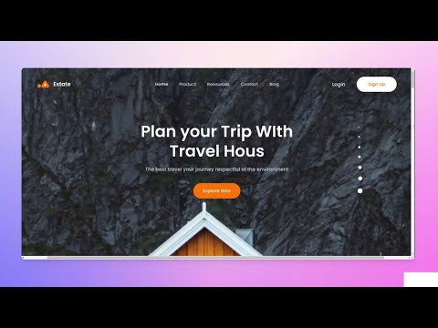 Travel Agency Website Landing Page Design. File is available in Figma, Adobe XD, and Sketch.