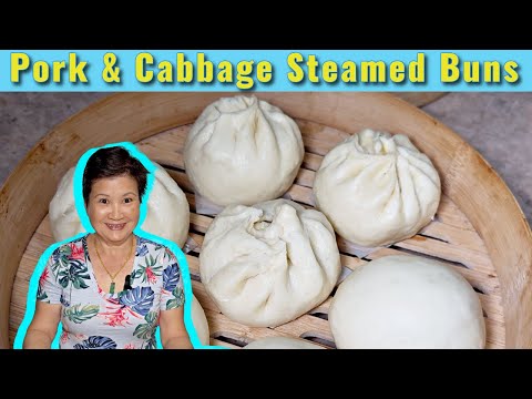 How to Make Fluffy Juicy Pork & Cabbage Steamed Buns | 菜肉包 | Hong Kong 5-Star Hotel Chef's Secret