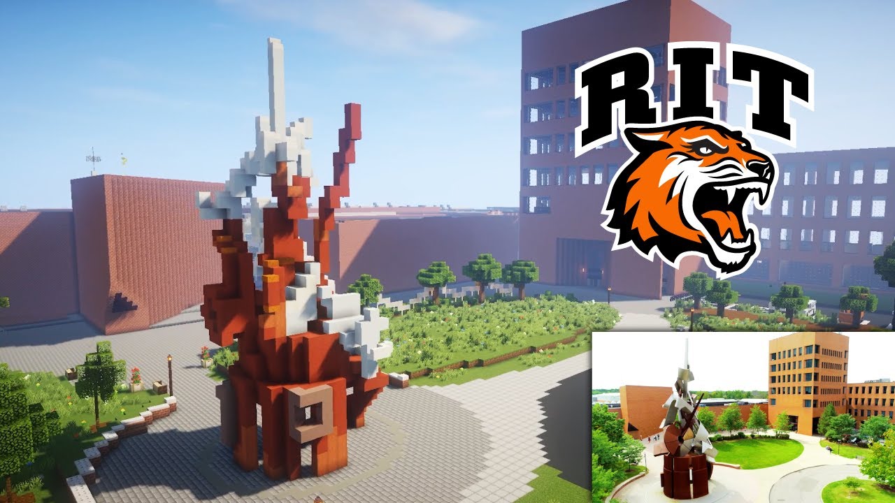 Students Recreating RIT Campus in Minecraft - YouTube