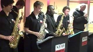 One By One by Notts NYJO Combo with patron Tony Kofi at JazzSteps 260112