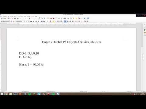 Hugos Trav Tips -  Dagens Dubbel På Färjestad, Måndag