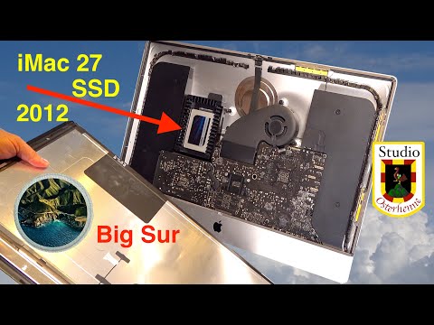 Apple iMac 27 aus 2012  SSD einbauen Big Sur installieren um mit neuem iMovie zu arbeiten.