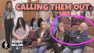 Woman Confronts Canton Selectboard about John Okeefe Cover up, Albert Family in Front Row