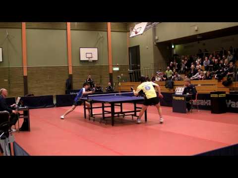 Takanori Shimoyama - Guo Kai (3:e set), Mariedals IK - Falkenbergs BTK