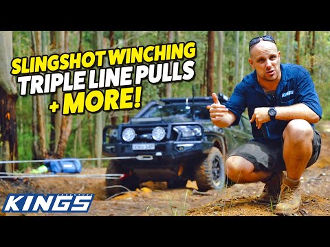 ADVANCED WINCHING TECHNIQUES! Triple line winch pulls, slingshot winching & more!