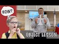 How to do an object lesson from a paper airplane to a cross