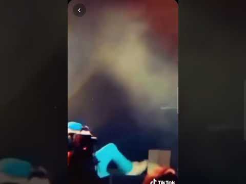 The boys falling on stage