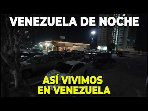 CALLES de VENEZUELA avenida Lara de Noche Barquisimeto Venezuela