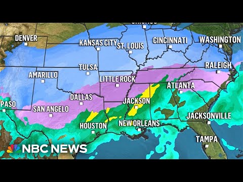 LIVE: Winter storm tracker | NBC News