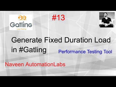 #13 - Gatling - Generate Fixed Duration Load using maxDuration