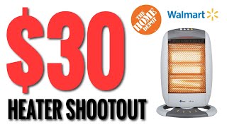 $30 Electric Heater Shootout! - Which Heater From Walmart or Home Depot Is The Best