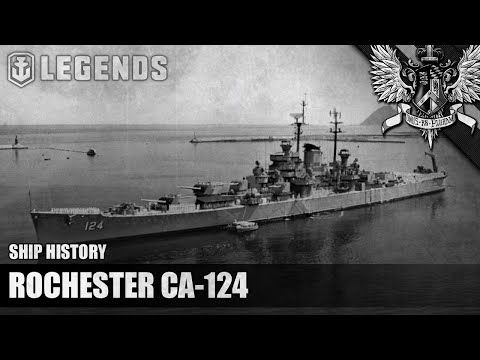 WoWS: Legends - USS Rochester CA-124 - Ship History