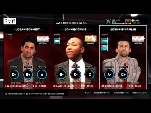 NBA 2k15 - NBA 2k15 MyGm - The Return Of The Los Angles Showtime - Ep . 1 - The New Boss In Town