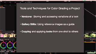 DaVinci Resolve 105: Managing Color Grades - 1. Overview