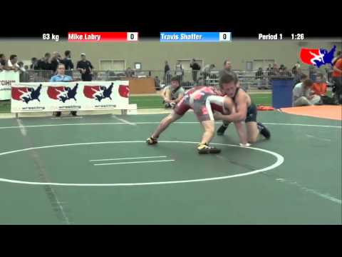 Mike Labry vs. Travis Shaffer at 2013 ASICS University Nationals - FS