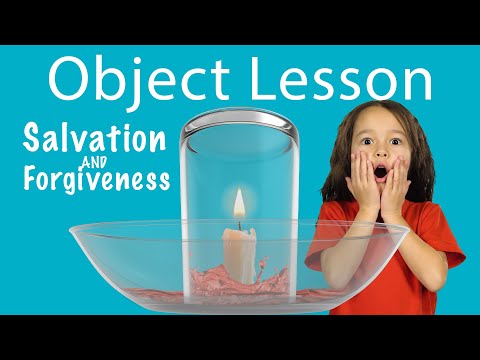 Object lesson for Sunday school on Salvation