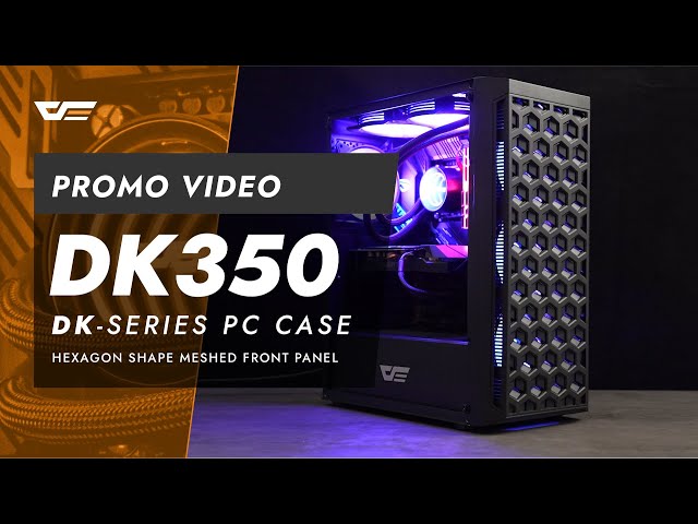 darkFlash DK350 Midi Tower Cristal Templado ARGB USB 3.0 Negra video