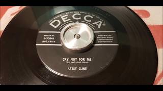 Patsy Cline - Cry Not For Me - 1959 Country - DECCA 9-30846