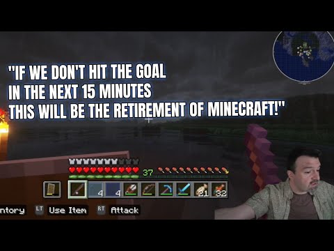 DSP Egregious Begging & Wagequits Minecraft After Not Hitting the Goal