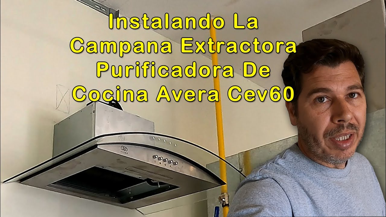 Instalando La Campana Extractora Purificadora De Cocina Avera Cev60 en nuestro negocio [V-blog223]