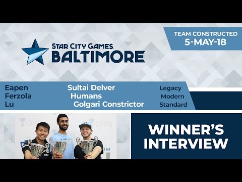 SCGBALT: Winner's Interview - Eapen, Ferzola, Lu | Team Constructed