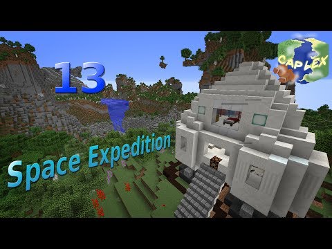 Space Expedition 13 - Hell biome pt 2 and the sorcerer's hut ~ Minecraft Survival Map LP/Guide