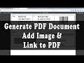 Generate PDF Document Use Image And Link In FPDF Library