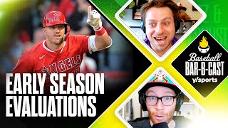 Early MLB season evaluations, Jack Leiter debut | Baseball Bar-B-Cast | Yahoo Sports