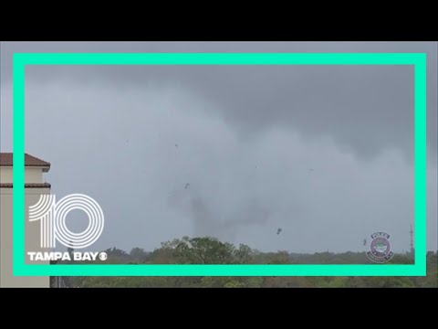 Live Sky10 over storm damage in Sarasota following EF-1 tornado