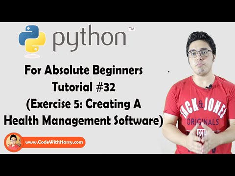 Exercise 5 Health Management System | Python Tutorials For Absolute Beginners In Hindi 32