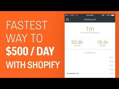 Fastest Way To $500 Perf Day With Shopify | eCom Dudes