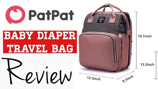 Pat Pat Maternity/Baby Bag Review