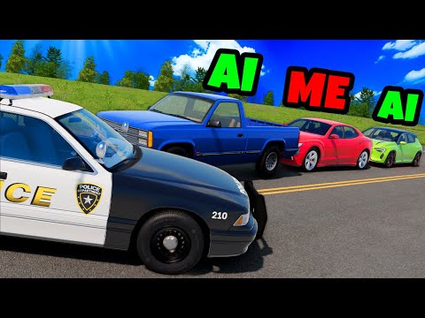 Using Traffic to Hide From My Friends in Hide and Seek! (BeamNG Drive Mods)