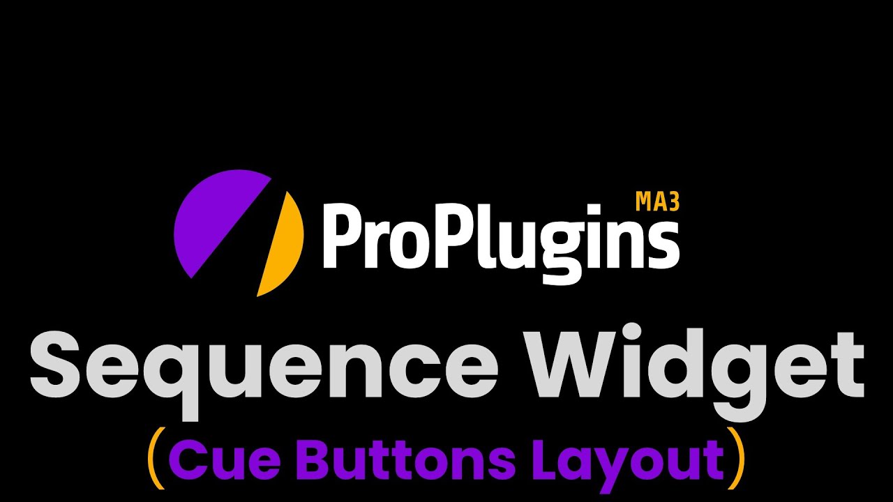 MA3 Pro Plugins - SequenceWidget