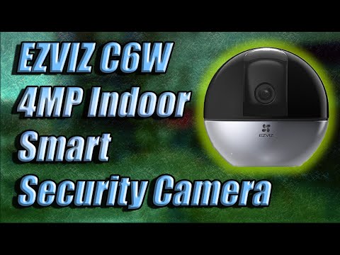 EZVIZ C6W Review | 2K Indoor Pan & Tilt WIFI Camera with Auto Tracking