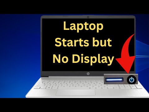 ✅ Laptop ON but Display Black | Black Screen Problem | Laptop Starts but No Display