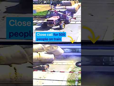 Close call for 500 people on train in Poland | DW News