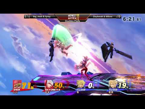 Midwest Mayhem 11 2v2 POOLS: Tyroy & big_mak vs. Miloni & Daybreak