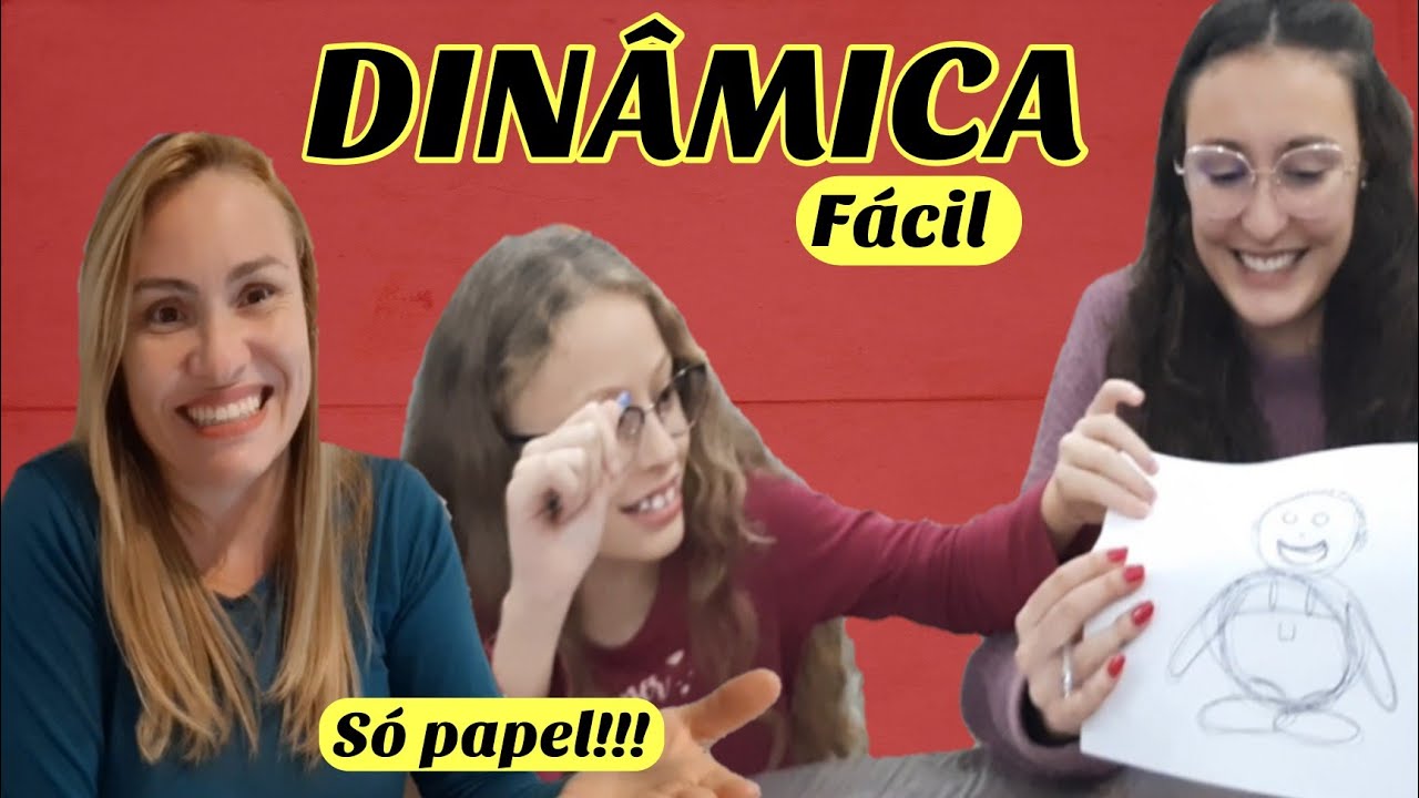DINÂMICA PARA CÉLULA IDENTIDADE/QUEBRA GELO VOCÊ É ÚNICO/DINÂMICA FÁCIL SÓ COM PAPEL E CANETA
