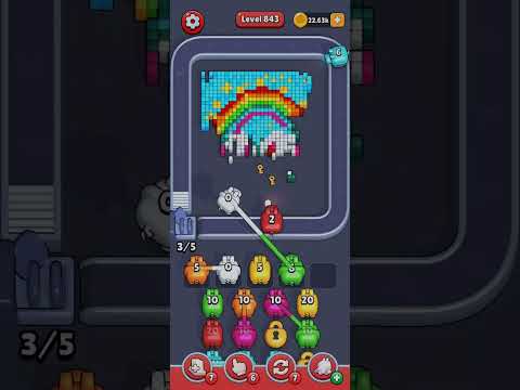 Pixel Flow Level 843 Walkthrough