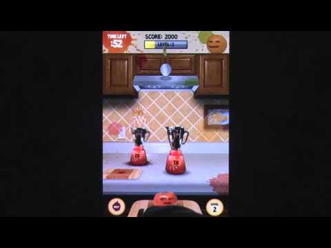 Annoying Orange: Kitchen Carnage iPhone Gameplay Review - AppSpy.com