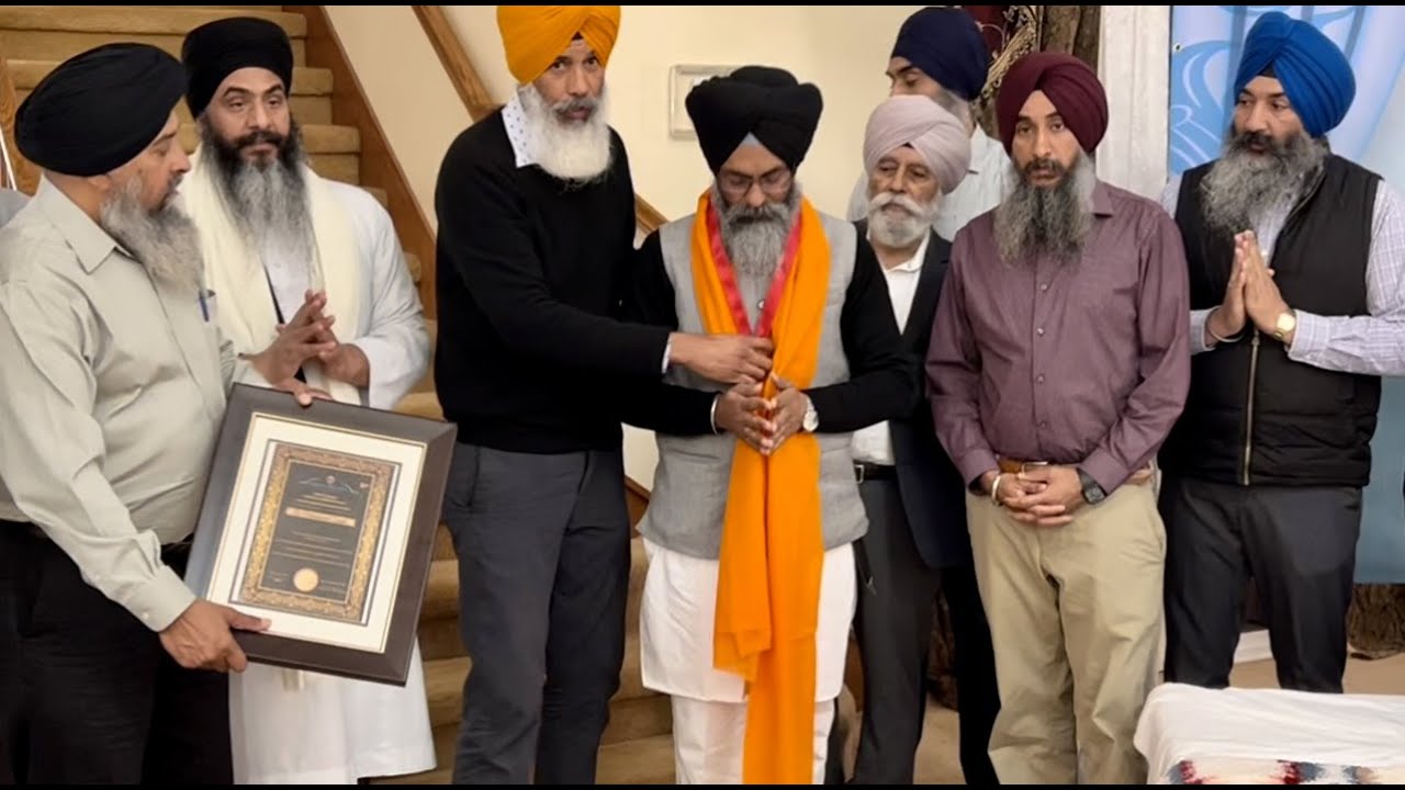 ਅਮਰੀਕਾ ਦੇ ਸਿੱਖਾਂ ਵਲੋਂ ਡਾਕਟਰ ਵਰਿੰਦਰਪਾਲ ਸਿੰਘ ਦਾ ਗੋਲ਼ਡ ਮੈਡਲ ਨਾਲ ਸਨਮਾਨ
